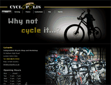 Tablet Screenshot of cyclopolis.co.uk